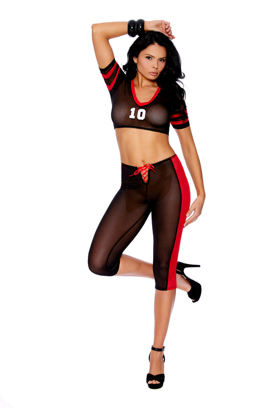 Touchdown Hottie 2 Pc. Costume, front view